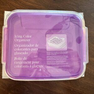 Wilton Icing Color Organizer 20 Jars ½ or 1 oz White Purple Cookie Cake Baking
